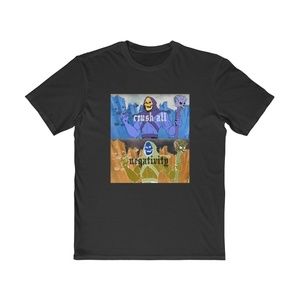 bobbox Crush All Negativity Mens T-Shirt - Black